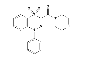 (4,4-diketo-1-phenyl-benzo[e][1,3,4]thiadiazin-3-yl)-morpholino-methanone