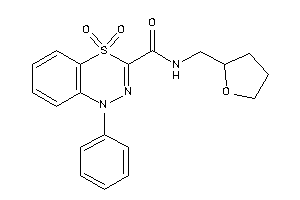 4,4-diketo-1-phenyl-N-(tetrahydrofurfuryl)benzo[e][1,3,4]thiadiazine-3-carboxamide