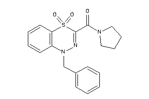 (1-benzyl-4,4-diketo-benzo[e][1,3,4]thiadiazin-3-yl)-pyrrolidino-methanone