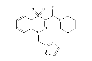 [1-(2-furfuryl)-4,4-diketo-benzo[e][1,3,4]thiadiazin-3-yl]-piperidino-methanone