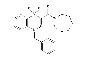 Azepan-1-yl-(1-benzyl-4,4-diketo-benzo[e][1,3,4]thiadiazin-3-yl)methanone