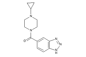 1H-benzotriazol-5-yl-(4-cyclopropylpiperazino)methanone