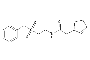 N-(2-benzylsulfonylethyl)-2-cyclopent-2-en-1-yl-acetamide