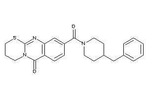 9-(4-benzylpiperidine-1-carbonyl)-3,4-dihydro-2H-[1,3]thiazino[2,3-b]quinazolin-6-one