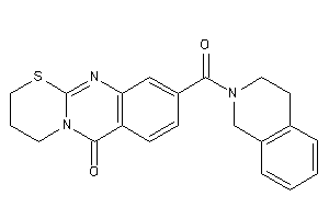 Image of 9-(3,4-dihydro-1H-isoquinoline-2-carbonyl)-3,4-dihydro-2H-[1,3]thiazino[2,3-b]quinazolin-6-one