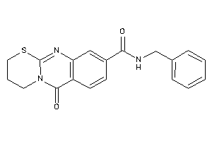 N-benzyl-6-keto-3,4-dihydro-2H-[1,3]thiazino[2,3-b]quinazoline-9-carboxamide