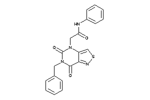 2-(6-benzyl-5,7-diketo-isothiazolo[4,3-d]pyrimidin-4-yl)-N-phenyl-acetamide