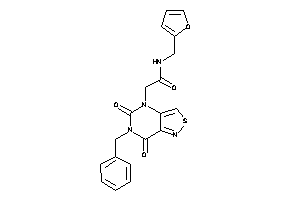 2-(6-benzyl-5,7-diketo-isothiazolo[4,3-d]pyrimidin-4-yl)-N-(2-furfuryl)acetamide