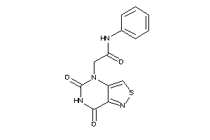 2-(5,7-diketoisothiazolo[4,3-d]pyrimidin-4-yl)-N-phenyl-acetamide