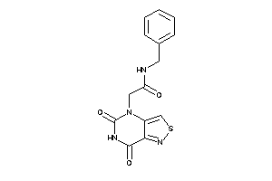 Image of N-benzyl-2-(5,7-diketoisothiazolo[4,3-d]pyrimidin-4-yl)acetamide