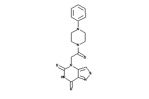 4-[2-keto-2-(4-phenylpiperazino)ethyl]isothiazolo[4,3-d]pyrimidine-5,7-quinone