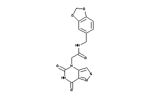 2-(5,7-diketoisothiazolo[4,3-d]pyrimidin-4-yl)-N-piperonyl-acetamide