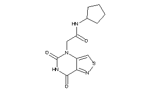 N-cyclopentyl-2-(5,7-diketoisothiazolo[4,3-d]pyrimidin-4-yl)acetamide