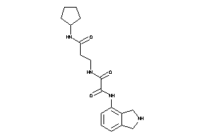 N-[3-(cyclopentylamino)-3-keto-propyl]-N'-isoindolin-4-yl-oxamide