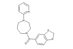 Image of 1,3-benzodioxol-5-yl-[4-(2-pyridyl)-1,4-diazepan-1-yl]methanone
