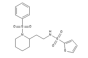N-[2-(1-besyl-2-piperidyl)ethyl]thiophene-2-sulfonamide