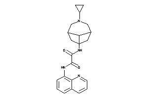 Image of N-(7-cyclopropyl-7-azabicyclo[3.3.1]nonan-9-yl)-N'-(8-quinolyl)oxamide