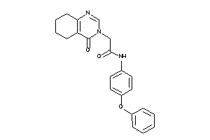 2-(4-keto-5,6,7,8-tetrahydroquinazolin-3-yl)-N-(4-phenoxyphenyl)acetamide