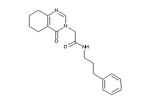 Image of 2-(4-keto-5,6,7,8-tetrahydroquinazolin-3-yl)-N-(3-phenylpropyl)acetamide