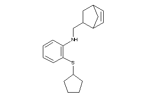 5-bicyclo[2.2.1]hept-2-enylmethyl-[2-(cyclopentylthio)phenyl]amine