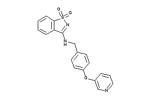 (1,1-diketo-1,2-benzothiazol-3-yl)-[4-(3-pyridyloxy)benzyl]amine