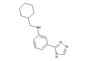 Cyclohexylmethyl-[3-(4H-1,2,4-triazol-3-yl)phenyl]amine