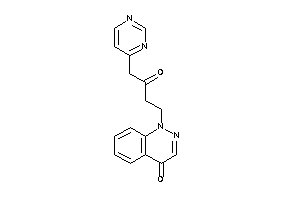 1-[3-keto-4-(4-pyrimidyl)butyl]cinnolin-4-one