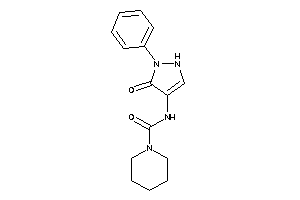 Image of N-(5-keto-1-phenyl-3-pyrazolin-4-yl)piperidine-1-carboxamide