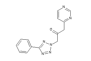 1-(5-phenyltetrazol-2-yl)-3-(4-pyrimidyl)acetone