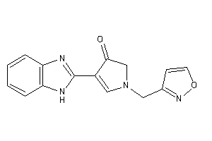 4-(1H-benzimidazol-2-yl)-1-(isoxazol-3-ylmethyl)-2-pyrrolin-3-one