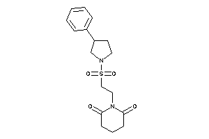 1-[2-(3-phenylpyrrolidino)sulfonylethyl]piperidine-2,6-quinone