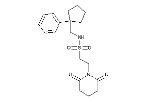 2-glutarimido-N-[(1-phenylcyclopentyl)methyl]ethanesulfonamide