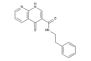 4-keto-N-phenethyl-1H-1,8-naphthyridine-3-carboxamide