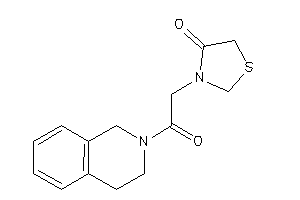 3-[2-(3,4-dihydro-1H-isoquinolin-2-yl)-2-keto-ethyl]thiazolidin-4-one