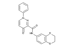 N-(2,3-dihydro-1,4-benzodioxin-6-yl)-4-keto-1-phenyl-pyridazine-3-carboxamide