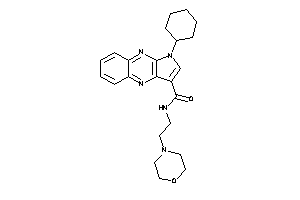 1-cyclohexyl-N-(2-morpholinoethyl)pyrrolo[2,3-b]quinoxaline-3-carboxamide