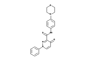 4-keto-N-(4-morpholinophenyl)-1-phenyl-pyridazine-3-carboxamide