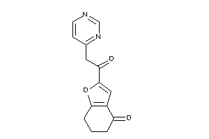 Image of 2-[2-(4-pyrimidyl)acetyl]-6,7-dihydro-5H-benzofuran-4-one