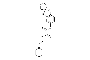 N-(2-piperidinoethyl)-N'-spiro[1,3-benzodioxole-2,1'-cyclopentane]-5-yl-oxamide