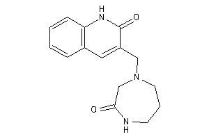 3-[(3-keto-1,4-diazepan-1-yl)methyl]carbostyril
