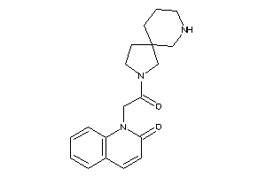 1-[2-(3,7-diazaspiro[4.5]decan-3-yl)-2-keto-ethyl]carbostyril