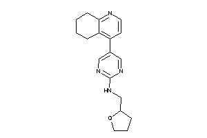 Tetrahydrofurfuryl-[5-(5,6,7,8-tetrahydroquinolin-4-yl)pyrimidin-2-yl]amine