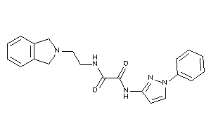 N-(2-isoindolin-2-ylethyl)-N'-(1-phenylpyrazol-3-yl)oxamide