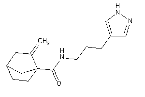 2-methylene-N-[3-(1H-pyrazol-4-yl)propyl]norbornane-1-carboxamide