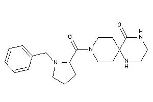 9-(1-benzylprolyl)-1,4,9-triazaspiro[5.5]undecan-5-one