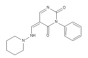 Image of 3-phenyl-5-[(piperidinoamino)methylene]pyrimidine-2,4-quinone