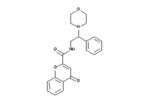 4-keto-N-(2-morpholino-2-phenyl-ethyl)chromene-2-carboxamide