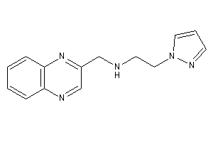 2-pyrazol-1-ylethyl(quinoxalin-2-ylmethyl)amine