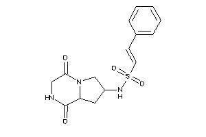 N-(1,4-diketo-2,3,6,7,8,8a-hexahydropyrrolo[1,2-a]pyrazin-7-yl)-2-phenyl-ethenesulfonamide