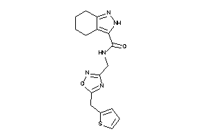 N-[[5-(2-thenyl)-1,2,4-oxadiazol-3-yl]methyl]-4,5,6,7-tetrahydro-2H-indazole-3-carboxamide